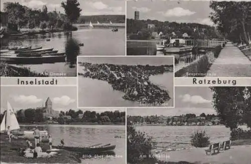 Ratzeburg - u.a. Blick über den See - 1960