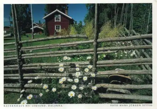 Schweden - Dalarna - Schweden - Bauernhaus bei Leksand