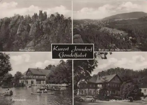 Jonsdorf - Gondelfahrt, u.a. Gondelteich - 1971