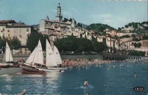 Frankreich - Frankreich - Menton - La Vieille Ville et la Plage - ca. 1965