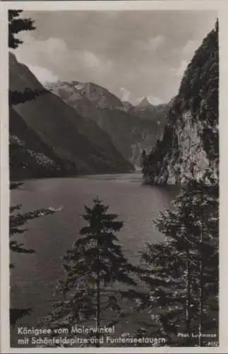 Königssee - mit Schönfeldspitze - 1935