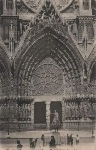 Frankreich - Frankreich - Reims - La Cathedrale - Portal Central - ca. 1920