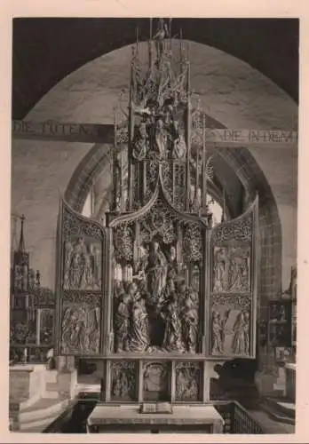 Creglingen - Herrgottskirche, Marienaltar - ca. 1955