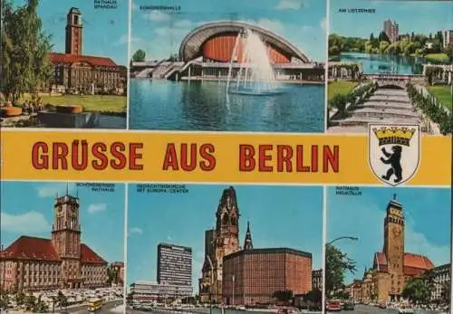 Berlin, Westteil - u.a. Schöneberger Rathaus - 1977