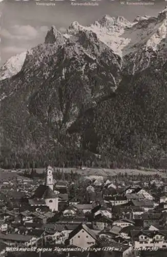 Mittenwald - gegen Karwendelgebirge - 1956