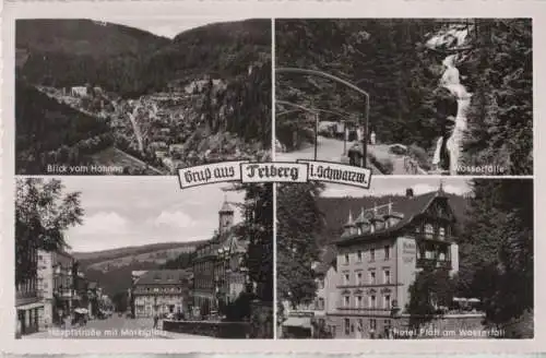 Triberg - u.a. Blick vom Hohnen - ca. 1960