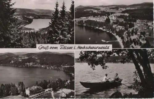 Titisee - 4 Teilbilder - ca. 1960