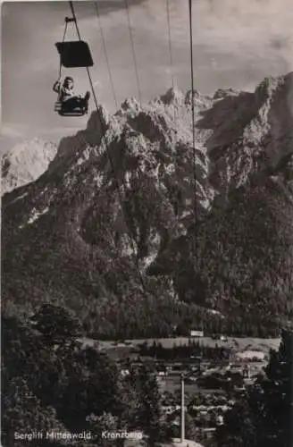 Mittenwald - Berglift zum Kranzberg - 1960