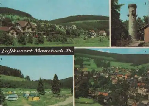 Ilmenau-Manebach - u.a. Campingplatz Meyersgrund - 1969