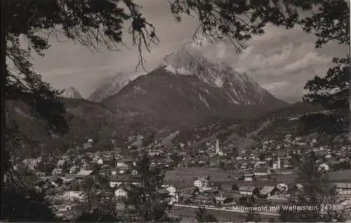 Mittenwald - mit Wetterstein - 1958