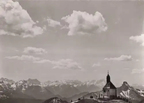 Rottach-Egern - Wallbergbahn, Blick von Bergstation