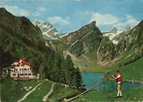 Schweiz - Seealpsee - Schweiz - Alphornbläser