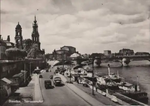 Dresden - Terrassenufer - 1961