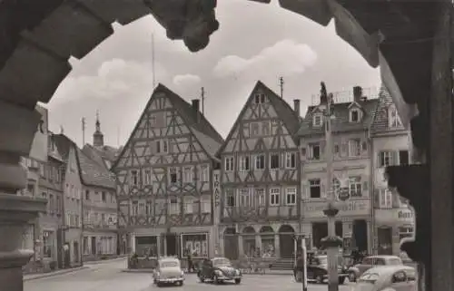 Tauberbischofsheim - Marktplatz - 1957