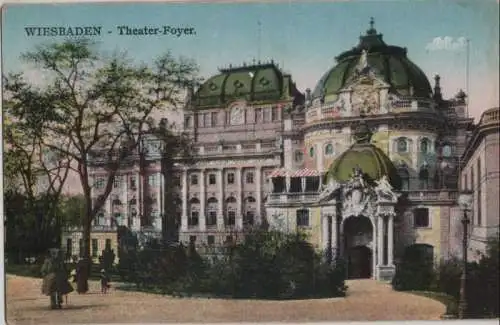 Wiesbaden - Theater-Foyer - ca. 1920