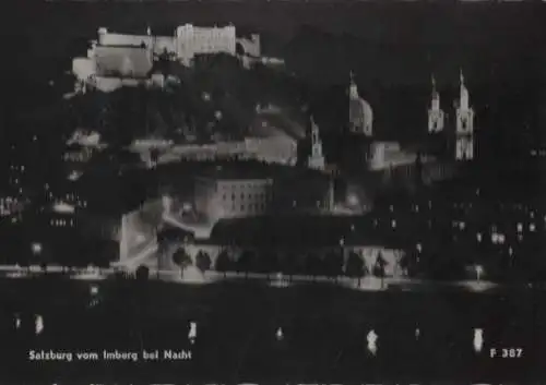 Österreich - Österreich - Salzburg - vom Imberg bei Nacht - ca. 1965