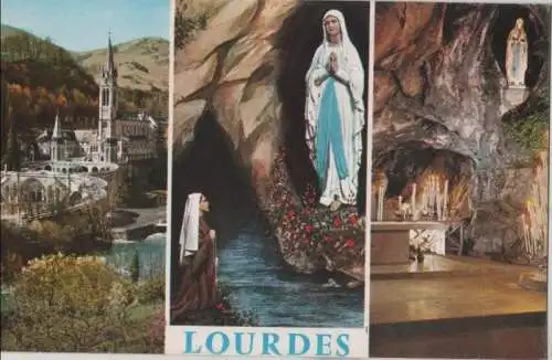 Frankreich - Frankreich - Lourdes - La Basilique - ca. 1965