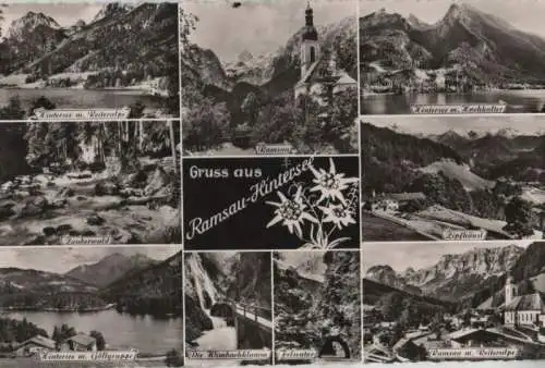 Ramsau - u.a. Hintersee mit Reiteralpe - ca. 1960