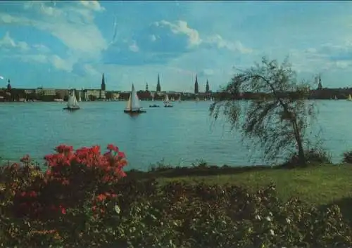 Hamburg - Außenalster - ca. 1980