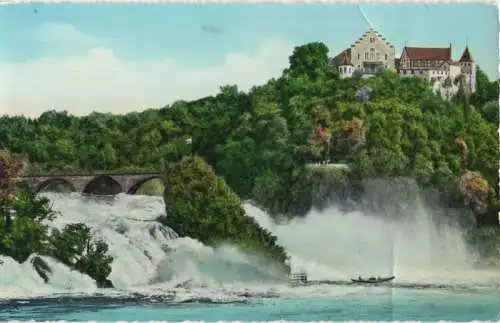 Schweiz - Schaffhausen - Schweiz - Rheinfall mit Schloss Laufen