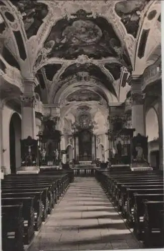 Beuron - Inneres der Kirche - ca. 1955