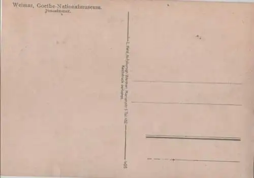 Weimar - Goethe-Nationalmuseum