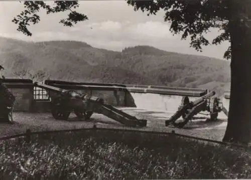 Wernigerode - Schloß, Geschütze aus dem Bauernkireg - 1976