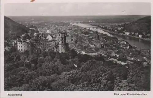 Heidelberg - Blick v. Rindenhäuschen - 1954