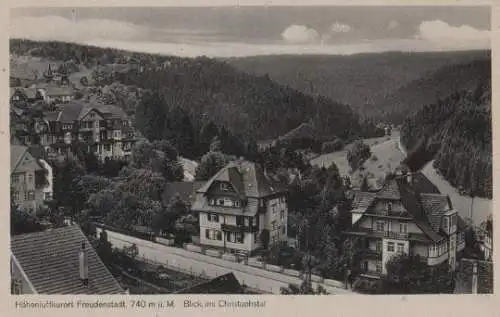 Freudenstadt - Blick ins Christophstal - ca. 1955