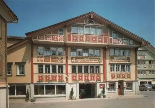 Schweiz - Schweiz - Appenzell - Restaurant Traube in der Marktgasse - ca. 1980