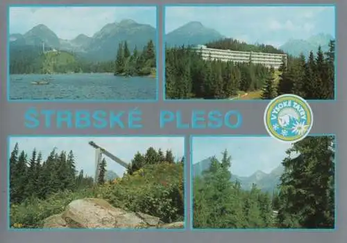 Slowakei - Slowakei - Strbske Pleso - 4 Teilbilder - ca. 1980