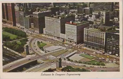 USA - USA - Chicago - Entrance to Congress Expressway - ca. 1970