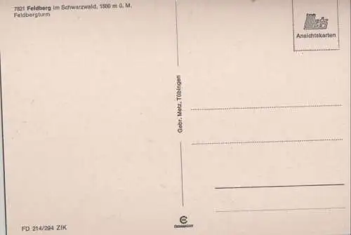 Feldberg (Berg im Schwarzwald) - Feldbergturm