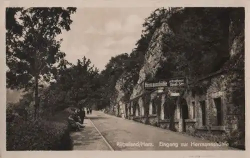 Oberharz-Rübeland - Eingang zur Hermannshöhle - 1955