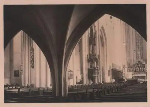 Rothenburg - St. Jakobskirche, Innenansicht - 1934