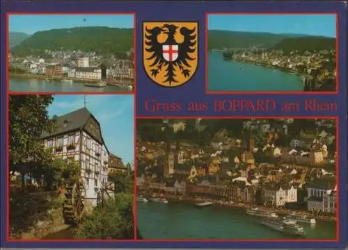 Boppard - 4 Teilbilder - ca. 1985