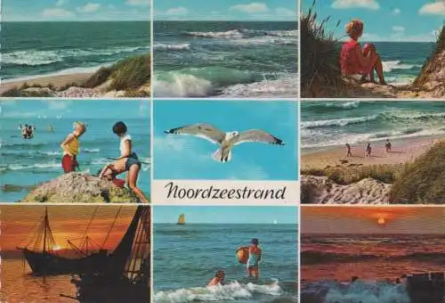 Nordsee - 8 Teilbilder - ca. 1965