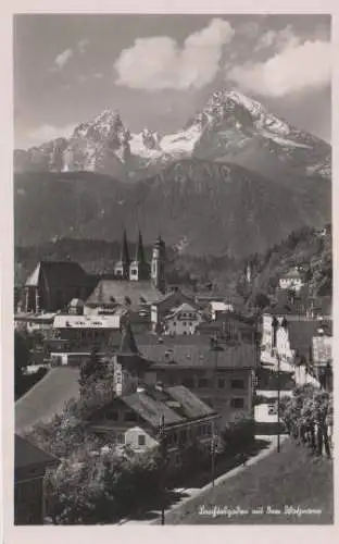 Berchtesgaden mit Watzmann - ca. 1955