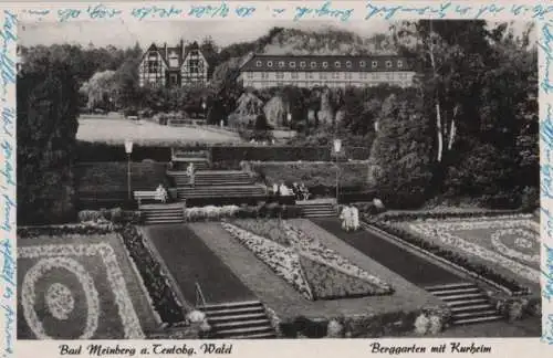 Bad Meinberg - Berggarten mit Kurheim - 1961