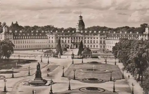 Karlsruhe - Schloß - ca. 1955