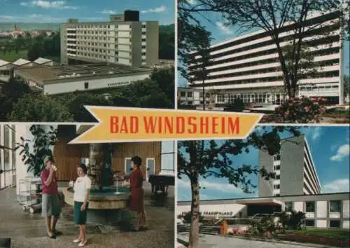 Bad Windsheim - 4 Teilbilder - 1976