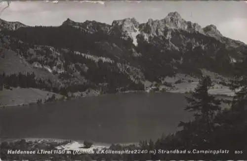 Österreich - Österreich - Haldensee - Strandbad und Campingplatz - 1955