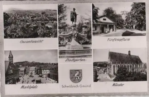 Schwäbisch Gmünd - u.a. Marktplatz - 1957