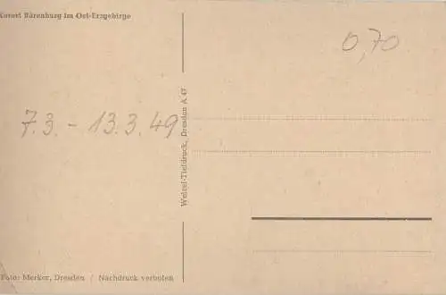 Altenberg-Bärenburg - Winteransicht