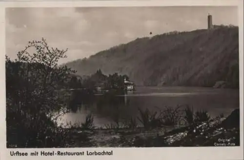 Urfttalsperre - mit Hotel Lorbachtal - 1941