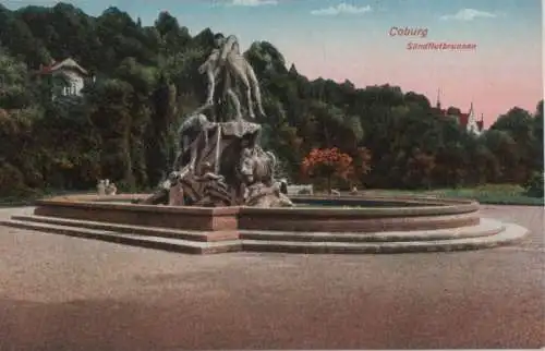 Coburg - Sündflutbrunnen - ca. 1920