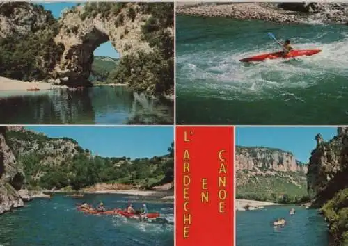 Frankreich - Frankreich - Ardèche - en canoe - 1985