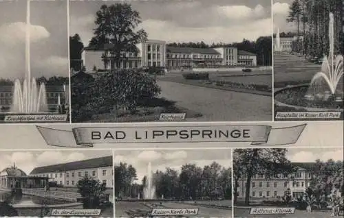 Bad Lippspringe - u.a. Asthma-Klinik - ca. 1960