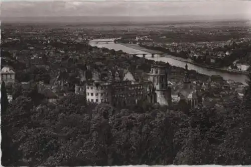 Heidelberg - Blick vom Rindenhäuschen - 1954