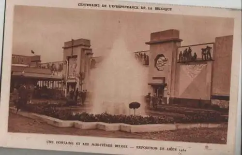 Belgien - Belgien - Liege, Lüttich - Centenaire Independance, Fontaine - 1930